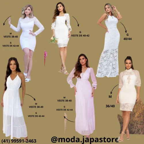 Vestido noiva branco, off , vários modelos a partir de 99 reais