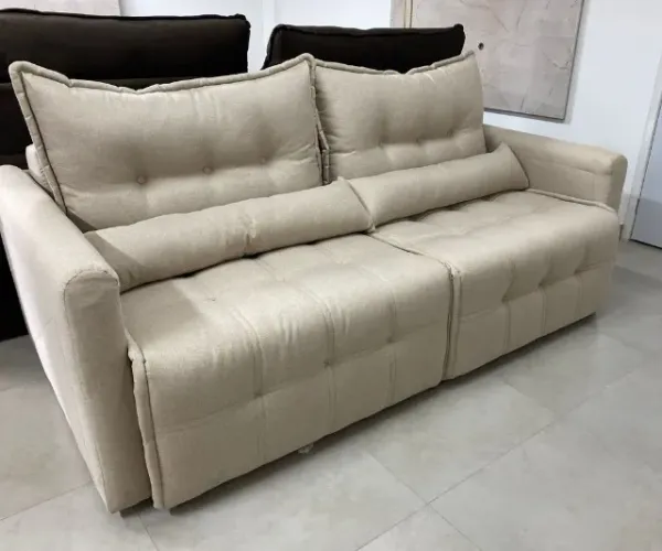 Sofá Cama 2,15m Retrátil e Reclinável Novo varios modelos