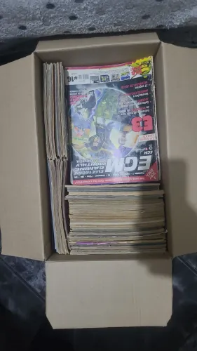 Lote com mais de 60 revistas de Games e Animes
