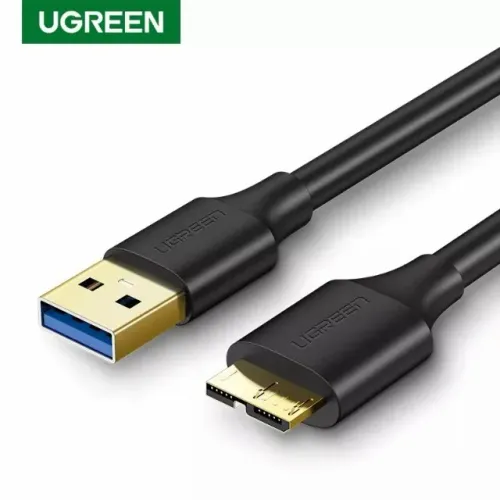Cabo USB 3.0 Para HD Externo - Original Ugreen - 50 CM / 5GBs - R$: 35,00 CADA - Lacrados