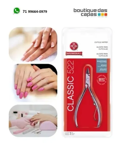 ALICATE MUNDIAL 522 P CUTICULA PROFISSIONAL
