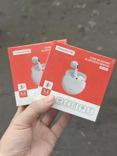 Fone de ouvido Bluetooth 5.2 tomate - entrega em slz e região 