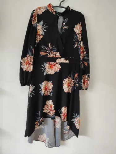 Vestido midi floral 