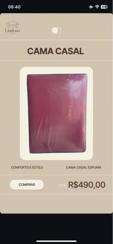 Promoção de cama direto da fábrica 