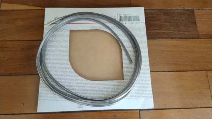 Friso Para-choque Santana 85/90 Cromado Original Vw