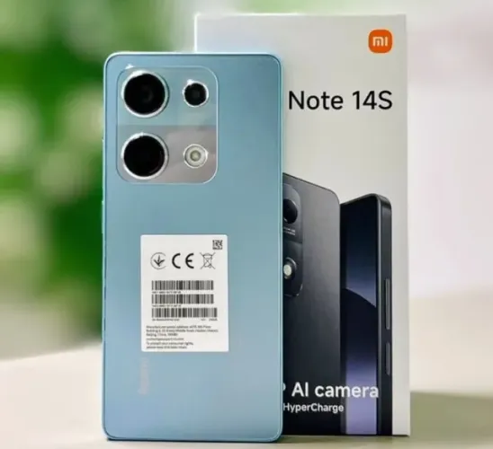 Redmi Note 14S 256/08-azul 200Mp Câmera Oferta Sábado 
