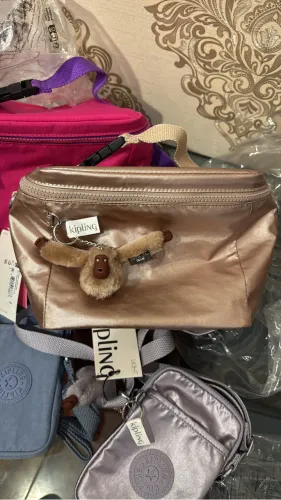 Lancheira Kipling Dourada NOVA