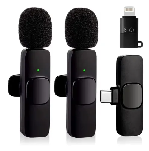 Microfone lapela Wireless