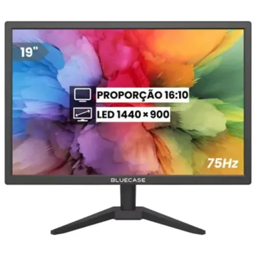 Monitor 19" Bluecase, LED, 75Hz, 5ms, HD, HDMI/VGA/VESA