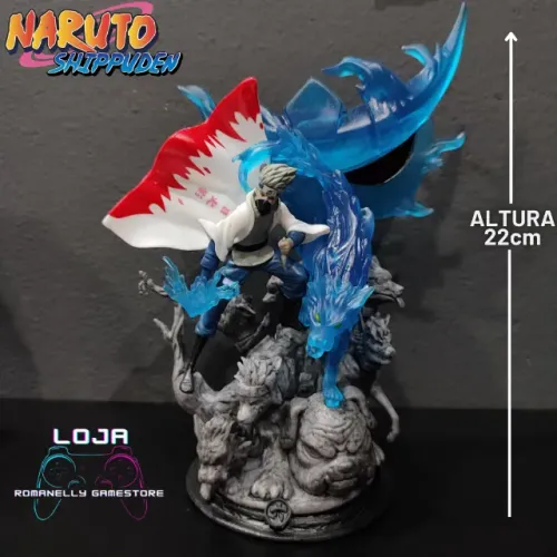 Kakashi Hokage 22cm Novo Action Figure Naruto Shippuden - Aceito OLXPAY e Faço Envio