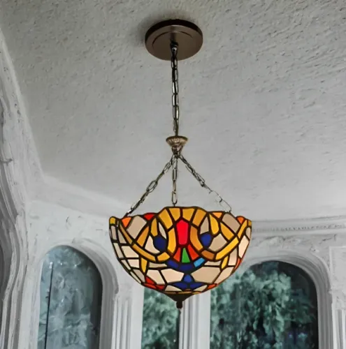 Luminária Barroca Elegante - Cúpula Voltada Acima - Valores no Link da Descrição