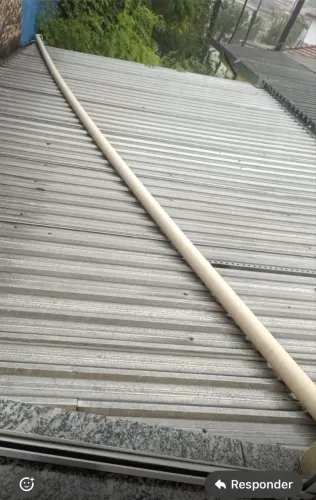 Telhado de zinco galvanizado 40m2