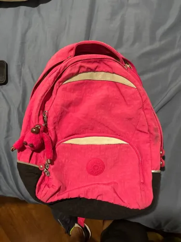 Mochila Kipling Rosa Original - Tamanho Médio