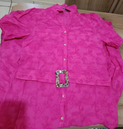 Vestido Semi novo Mamô Rosa N.40.