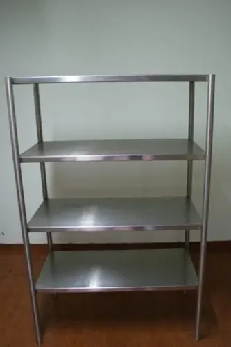 Estante inox, fazemos também sob medida, vazada ou lisa