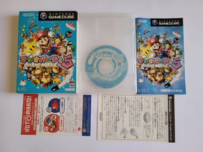 Mario Party 5 - GameCube Jogo Original Japonês Completo