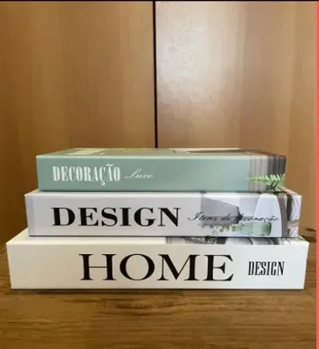 Livro caixa decorativo