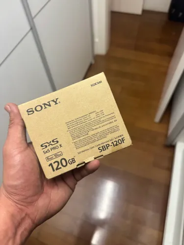 Cartão Sony Sxs Pro 120 Gb trocas e cartão