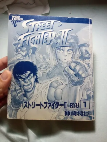 Manga ultra raro street fighter 2 número 1 capcom em japonês