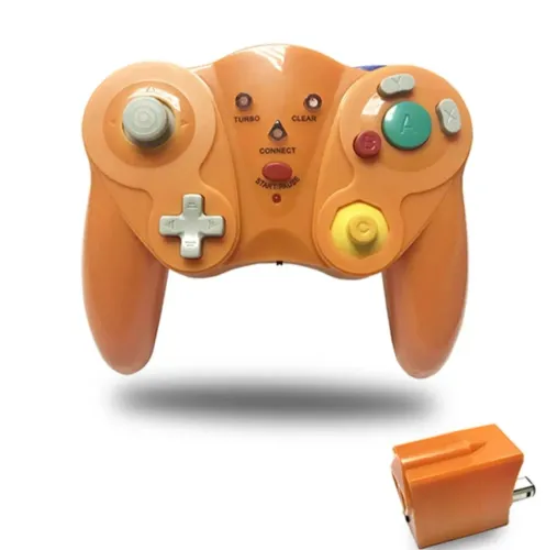 Controle de GameCube e Wii wireless com vibração