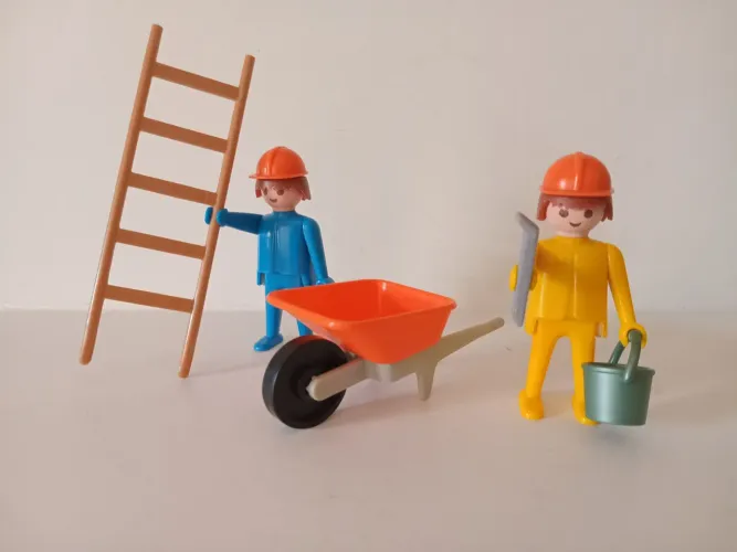 Playmobil construtores anos 80