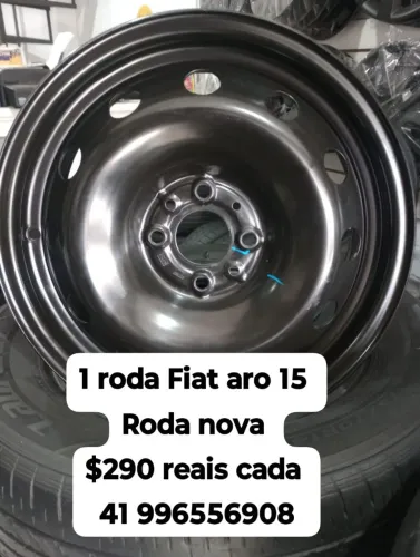 Roda  Fiat aro 15 roda nova . Furacão 4x98 original Fiat. Aceito cartão 