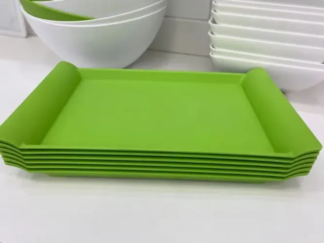 Bandejas de servir cor Verde - 50Unidades