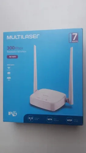 Roteador Multilaser 2 antenas 300mbps Novo