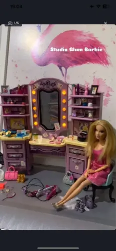 Penteadeira da Barbie-Studio Glam