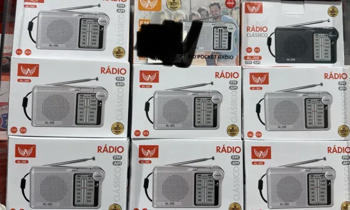 Rádio Portátil AL-355 FM/AM Clássico