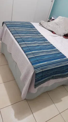 Manta para pe de cama ou Passadeira