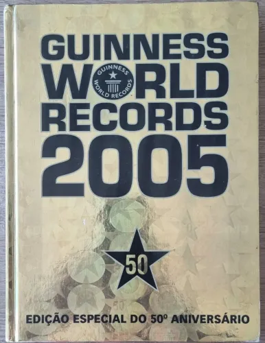Livro - Guinness Records World - Book - 2005 - Perfeito Estado