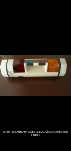 VENDE -SE LANTERNA LASER DE EMERGÊNCIA COM SIRENE E LUZES 