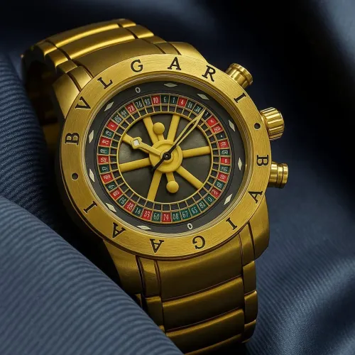 Relógio Bvlgari casino Roleta giratória