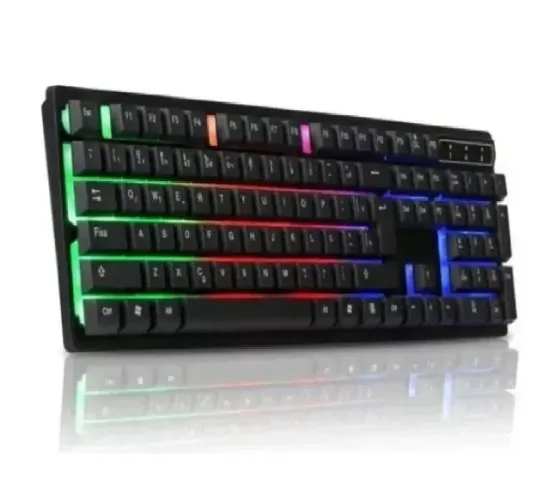 Teclado Gamer Semi Mecânico Led Luminoso