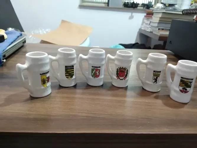 Kit c/ 6 Canequinhas p/ Drinque Promocionais Schwarzwald
