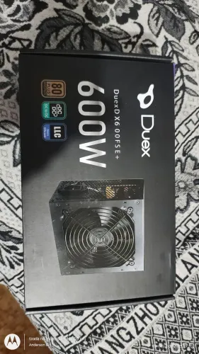 Fonte Duex DX600FSE+ 600W 80 Plus Bronze