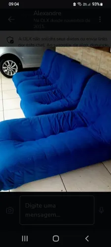 Jogo de sofá modulado com chaise