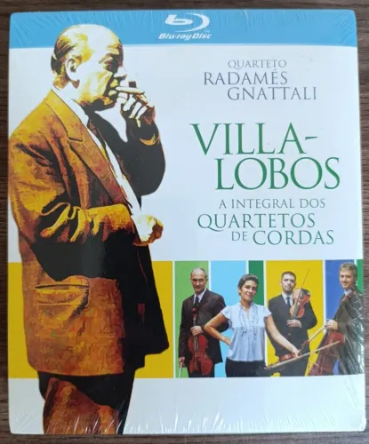 Blu-ray Disk Quarteto Radamés Gnattali Villa Lobos Box 3 Dvds Lacrado