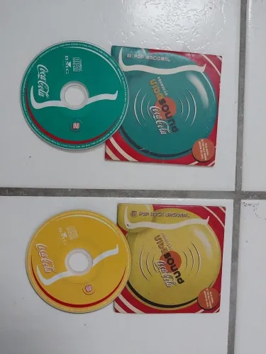 Mini CDs coca cola vibesound - colecionador 