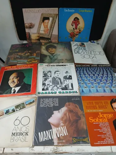 Lote 11 Coleção de Discos de Vinil Variados e raros