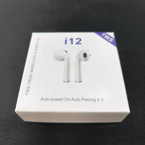 Fones de Ouvido Bluetooth i12 TWS - Novo