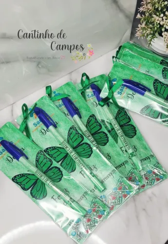 BRINDE CANETA ADESIVADA