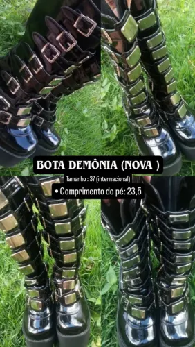 Bota demônia Nova