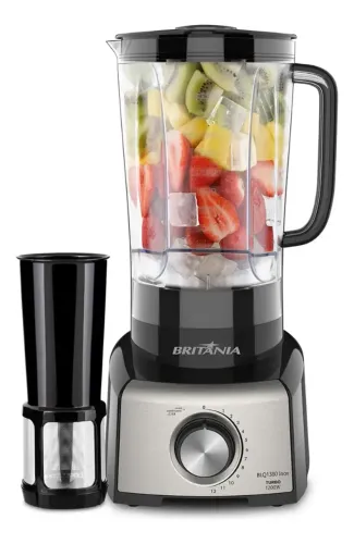 Liquidificador Blq1380p Pro Maxx 6 Inox 3l 1200w Britânia Cor Preto