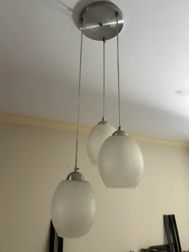 Lustre com 3 pendentes