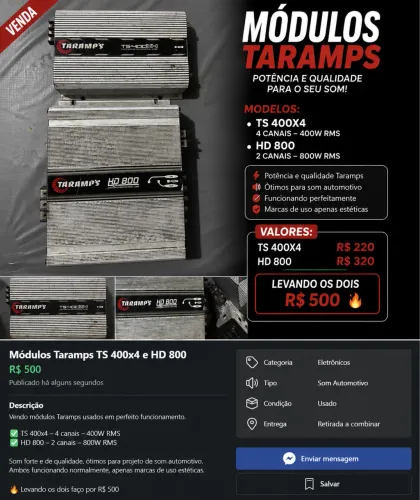 Módulos Taramps