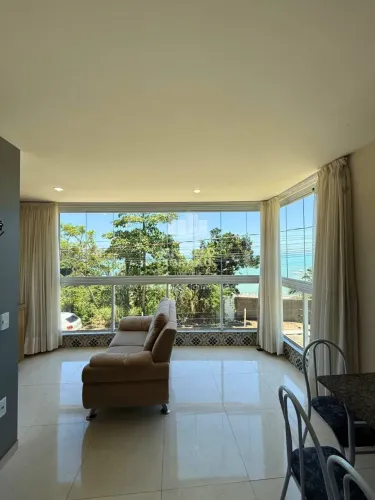 Apartamento em Iriri - Mobiliado - 2 quartos com suíte - Vista para o mar