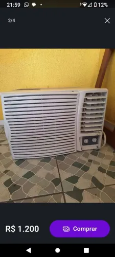 ar condicionado 110 e 12 mil BTUs