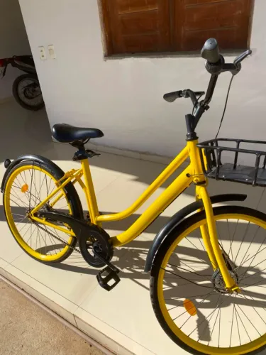 BICICLETA RETRÔ - AGILE MY YELLOW ARO 26
